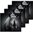 thumbnail image 2 of Coolnut 4PCS Grey Rhinoceros Towels Cotton Washcloths Set,Quick Drying & Absorbent Soft Bathroom Hand Towel Lightweight & Portable Fingertip Towel Decor Gift, 2 of 7