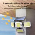 thumbnail image 2 of Luces solares al aire libre impermeables luces de pared para jardín hogar pared de villa, 2 of 5