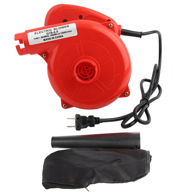 Soplador de aire eléctrico de mano de 1000 W para computadora, automóvil, electrodomésticos, polvo