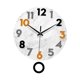 thumbnail image 4 of Reloj de pared con elegantes números arábigos, reloj decorativo para habitaciones infantiles, cocinas y comedores., 4 of 9