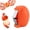 Orange, variant on Aximioll Hot Pink Handheld Egg Opener, Ergonomic Clamshell Grip with Clean Shell Cracking Blades, Manual Eggshell Breaker for Kitchen Prep and Breakfast Table