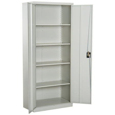 Vinsetto 72 Steel Tall Large Freestanding Commercial Warehouse Vinsetto 72 Steel Tall Large Freestanding Commercial Warehouse Utility Storage Cabinet With 4 Adjule Shelves Lock