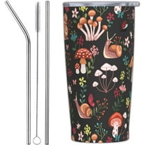 Cat Tumbler with Lid and Straw, 20 oz Stainless Steel Insulated Water Bottle Coffee Mug, Gifts for Cat Lovers