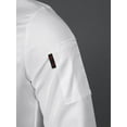 thumbnail image 6 of Haitryli Men Short/Long Sleeve Chef Coat Solid Chef Jacket Cooking Uniform White Long Sleeve XL, 6 of 7