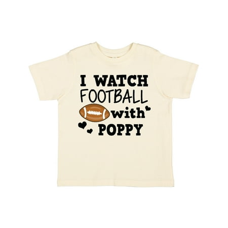 

Inktastic I Watch Football with My Poppy Gift Toddler Boy Girl T-Shirt