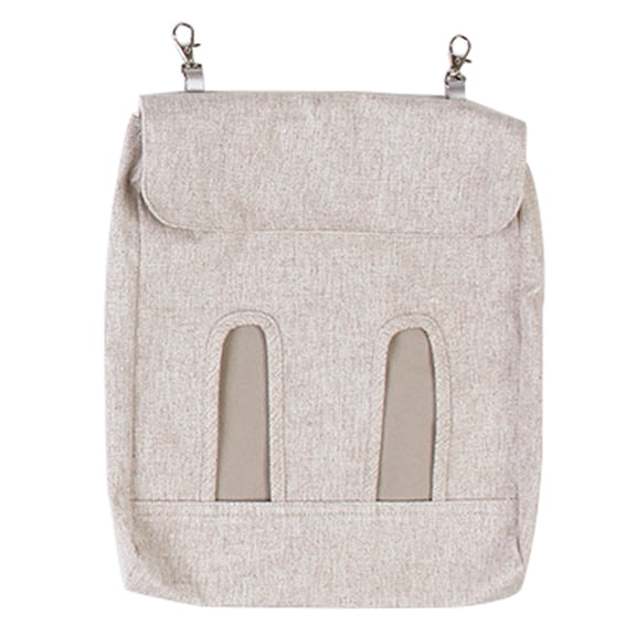 Sorrowso Bunny Hay Feeder Bag Hanging Feeding Storage One Hole Design for Rabbit Guinea Pig Small Pets Easy to Clean Foldable