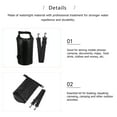 thumbnail image 3 of EeaseCA 1pc PVC Waterproof Bucket Bag Outdoor Rafting Bag Swimming Storage Pouch, 3 of 8