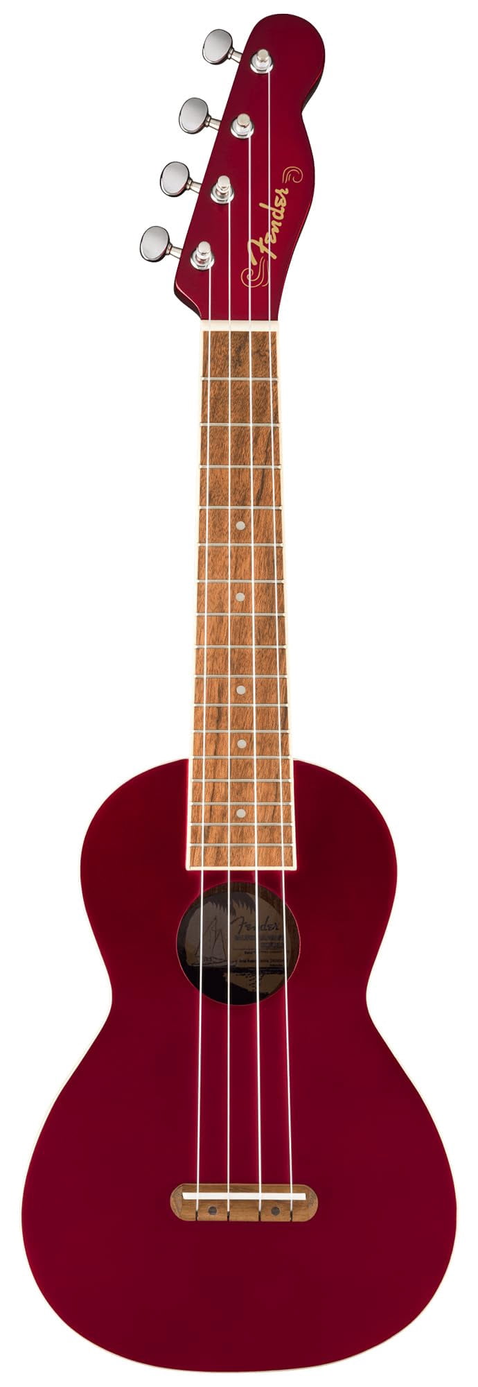 Fender Monterey Concert Ukulele - Cherry w/ Gig Bag