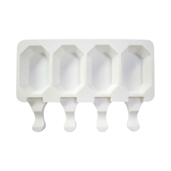 Enrejado de hielo, bandeja para cubitos de hielo, bandejas de hielo, caja de hielo creativa de 4 celdas, caja de hielo de fondo suave fácil de desmoldar, bandeja de hielo
