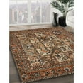 thumbnail image 2 of Ahgly Company Indoor Square Traditional Bakers Brown Persian Area Rugs, 7' Square, 2 of 6