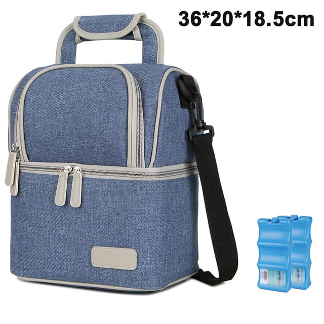 Bolsa térmica para biberones de leche materna, impermeable, para congelador, mochila de viaje para mamás, lonchera térmica portátil para mujeres, hombres y niños, bolso de mano de gran capacidad.