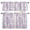 Purple Grey, variant on Botanical Lemon Kitchen Curtains, Kitchen Curtains and Valances Set of 3, Spring Countryside Floral Blue Tile Light Filtering Tailored Tier Curtain 24 Inch Length Drapes for Cafe Sink Bedroom