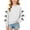 White Top, variant on jobturf Girls Crewneck Sweatshirt Cute Black Bow Decor Long Sleeve Pullover Tops Holiday Party Fleece Lined Sweatshirts for Kids 130