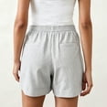 thumbnail image 3 of Striped Elastic Waist Shorts for Women Casual Summer Shorts with Pockets, 3 of 4