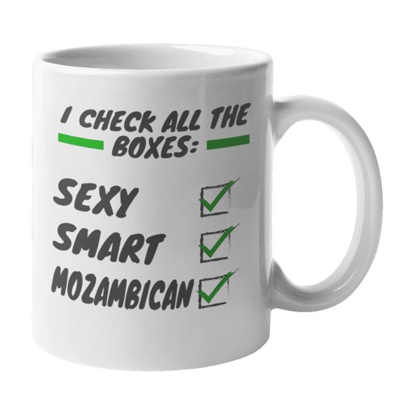 Smart Mozambican, Mozambique African Themed Coffee & Tea Gift Mug (11oz)