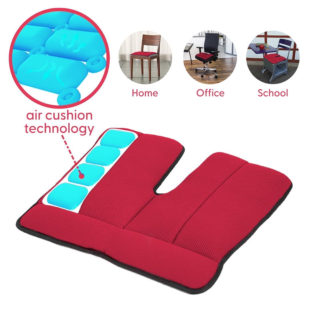 Dr. air Seat Cushion, NonSlip Orthopedic Support Cushion, Back