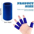 thumbnail image 2 of 10 Pcs Finger Splint Protectors,Bexikou Thumb Braces Support Elastic Finger Splint Compression Protector Braces for Relieving Pain Arthritis Aids, 2 of 6