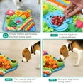thumbnail image 5 of BESTSKY Snuffle Mat for Dogs,Interactive Feeding Mat 15.4X15.4" - Enrichment Puzzle Toy for Small and Medium Dogs and Cats,Slow Feeder for Anxiety and Boredom Relief,Machine Washable Felt Wool Pad, 5 of 7