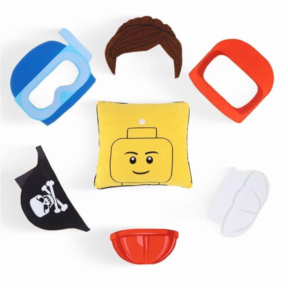 LEGO®, Wear Different Hats, Kids Decorative Pillow 16" x 16"