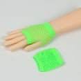 thumbnail image 4 of Women's Fingerless Fishnet Gloves Gothic Style 80s Inspired Fashion Accessory, 4 of 5