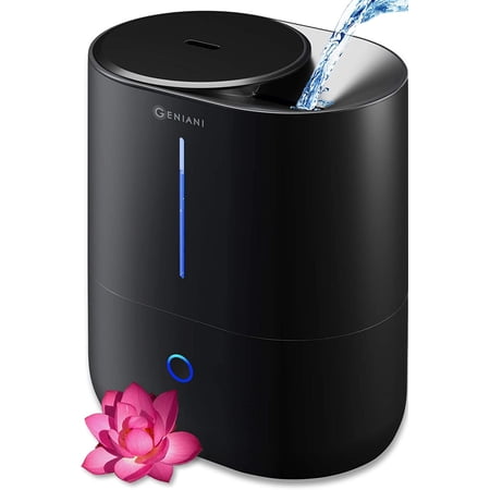 GENIANI Top Fill Cool Mist Humidifiers for Bedroom & Essential Oil Diffuser
