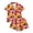 Orange, variant on longantii Halloween Pajama Sets for Women 2 Piece Ghost Pumpkin Print Shirts and Shorts Pjs Set Button Down Comfy Sleepwear