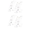 thumbnail image 4 of Billuyoard 1 Juego de decoraciones para fiestas, interesantes, exquisitas, colgantes pequeños, estrellas creativas para el hogar, accesorios de estrellas tipo 15 2piezas Billuyoard CBP380356, 4 of 6