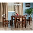 thumbnail image 2 of Winsome Pulman 5-Piece Set Extension Table with Ladder Back Chairs - 94535, 2 of 9