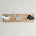 thumbnail image 3 of Unatoiry Strong And Stylish Dinosaur Coat Hooks Easy Installation Wide Application Suitable For Any Decor full black, 3 of 6