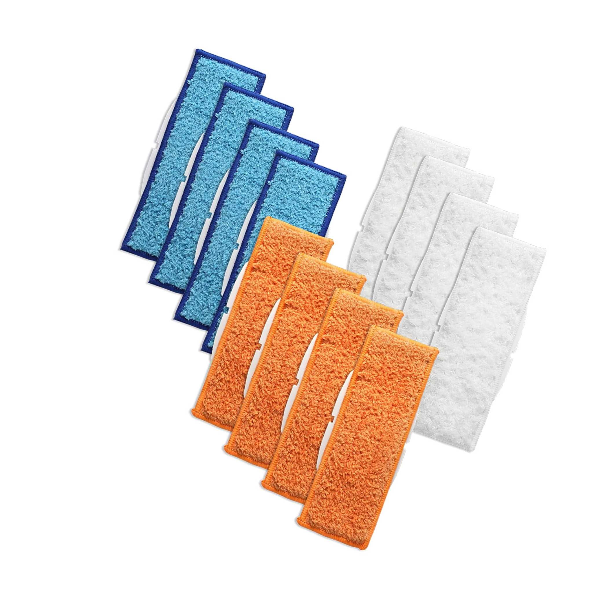 12PCS DerBlue 12PCS Washable Mopping Pads Accessories for iRobot Braava Jet 240 241