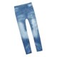 thumbnail image 4 of Pantalones de mezclilla de imitación para mujer - Yinane Vaqueros falsos con estampado de mezclilla para mujer, 4 of 8