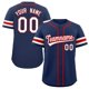 thumbnail image 3 of Camiseta de béisbol personalizada, camiseta de equipo, impresión de nombre personal, número, rayas, ropa deportiva de hip hop, camiseta de béisbol personalizada para hombres, mujeres y niños, 3 of 5