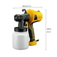 thumbnail image 7 of Spray Paint Sprayer 400W High Power Spray Gun Easy To Clean Electric Paint Sprayer For Furniture Cabinet Fence Wall Door Chair, 7 of 7