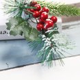 thumbnail image 3 of 6 piezas a la venta Copos de nieve de 27 cm agujas de pino ramas de frijol rojo ramas de pino artificiales adornos para árboles de Navidad esquejes de agujas de pino ANGGREK Otros, 3 of 8