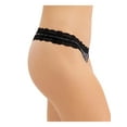 thumbnail image 3 of JENNI Intimates Black Thong Underwear XXXL, 3 of 4