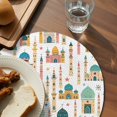 thumbnail image 4 of Round Placemats Castle Stars Moon 15 inch Set of 2 Table Mats for Dining Table Colorful Graffiti Heat Resistant Non-Slip Kitchen & Home Decorative Place Mat Set, 4 of 8