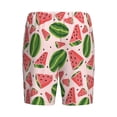 thumbnail image 2 of Lsque Watermelon Mens Sleep Pajama Shorts,Short Pajama Pants, Cotton Ultra-Soft Knit-Medium, 2 of 9