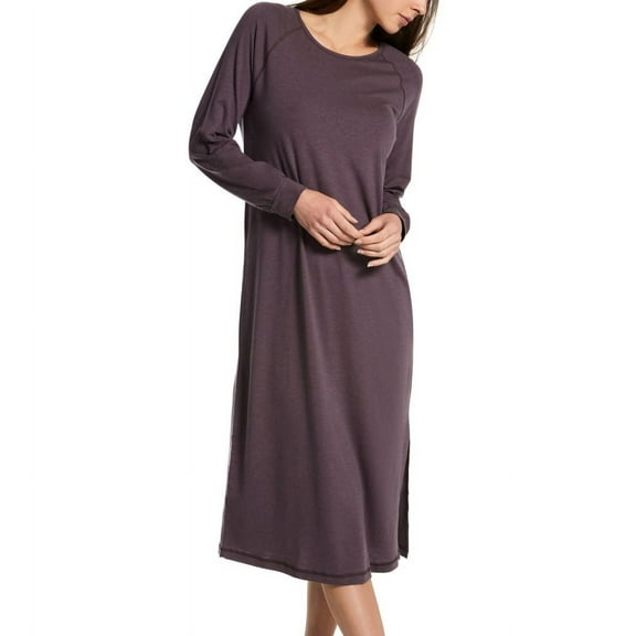 Women's Calida 32735 Deep Sleep Warming Long Sleeve Nightgown (Clay XXS)