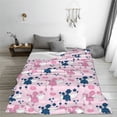 thumbnail image 2 of Yiaed Cartoon Poodle Dog Pattern Fleece Throw Blanket,Fleece Throw Blankets for Couch & Bed All Season Use -80"x60", 2 of 2