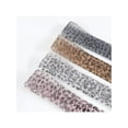 thumbnail image 6 of INSPIRE CHIC Leopard Print Ribbon Shoe Laces Pattern Flat Wide Lace Shoelaces for Sneakers Brown 140×2.5cm/55.1"×1", 6 of 7