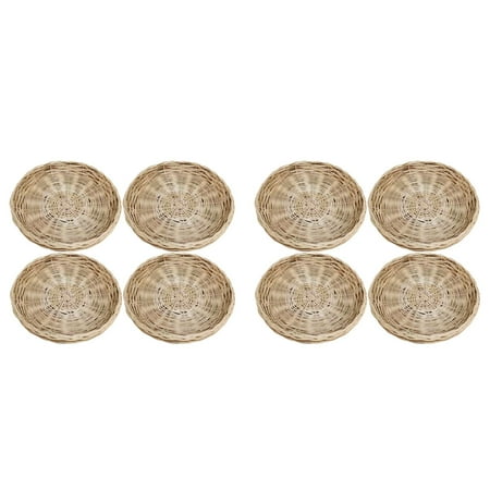 

4 Pcs Paper Plate Holder 10 Inch Round Woven Plate Holder Reusable Paper Plate Holders For Picnic Party 2PCS Baking Sheets for Oven Nonstick Wire Rack for Cookie Sheet Oven Sheet Pan Small Baking