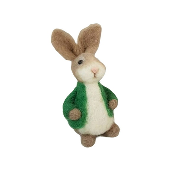 Adorno de Pascua Inteprter decoración interior muñeca sofá verde