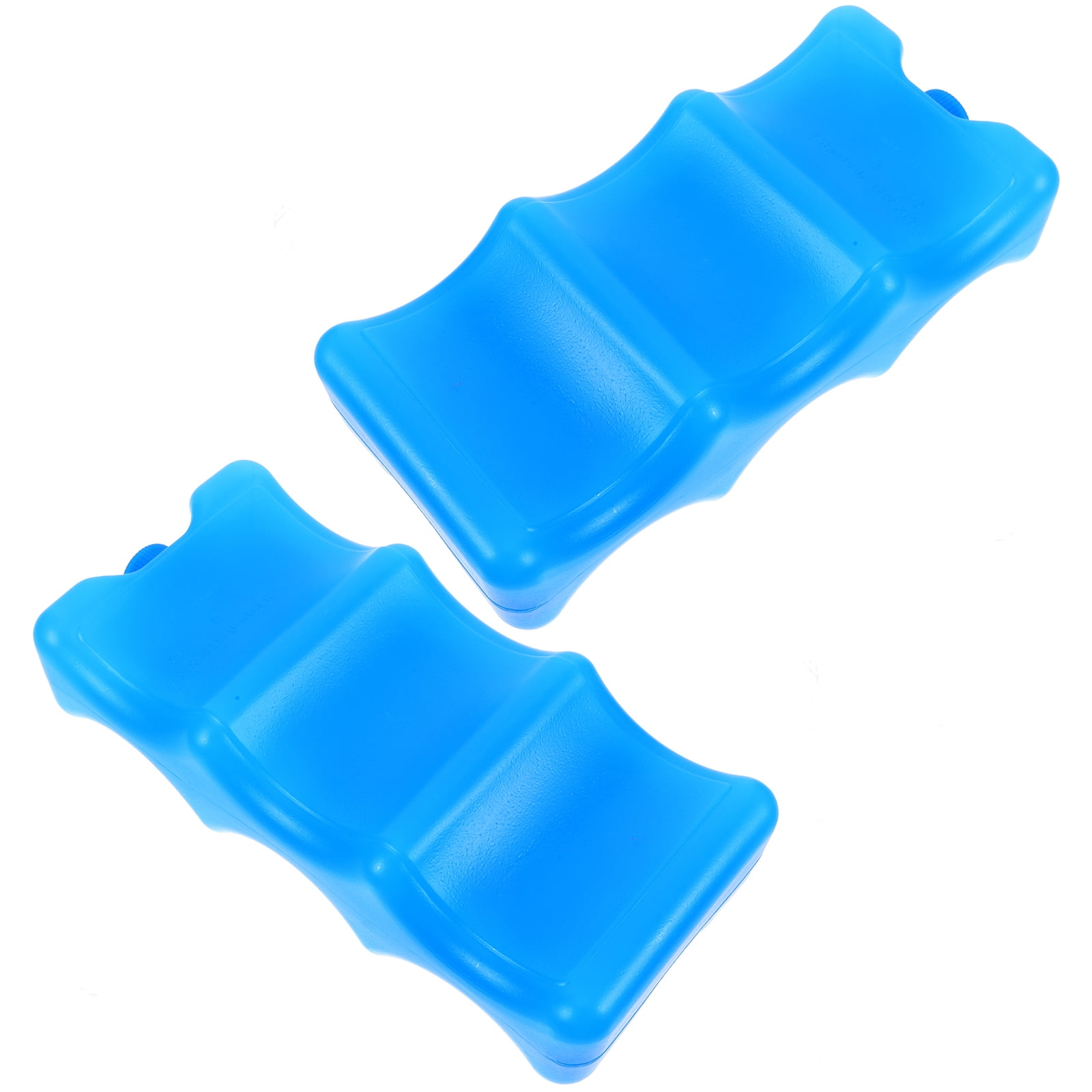 CTIRCHIU 2 Pcs Reusable Breastmilk Ice Packs 650ml Blue PVC for Lunch Boxes
