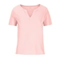 thumbnail image 5 of Scyoekwg Womens Short Sleeve Tops Trendy Cute T Shirts Ladies Blouses Dressy Casual Womens Summer Fashion Going Out Tops Short Sleeve Loose, 5 of 6