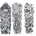 thumbnail image 1 of Etiquetas Engomadas Del Tatuaje 3 piezas de tatuajes extraíbles para fiestas desechables a prueba de agua (TQB33-303-304) Ehuebsd  Libre de BPA, 1 of 9