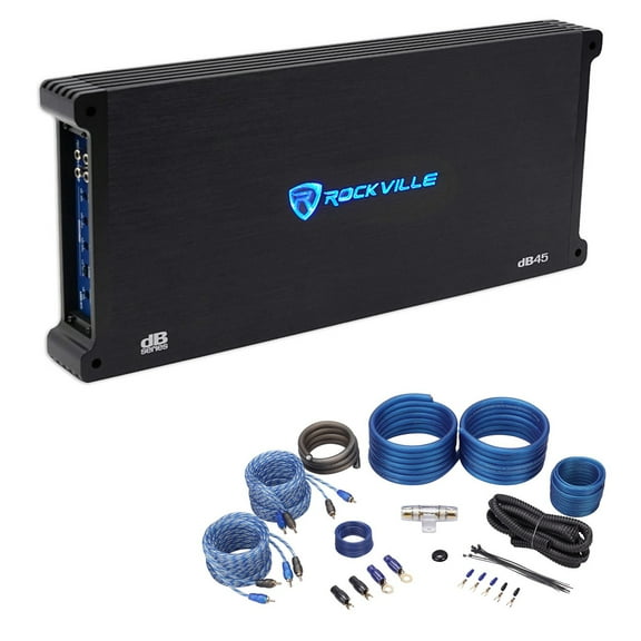 Rockville dB45 3200 Watt/800w RMS 4 Channel Car Amplifier Amp Kit Loud!!