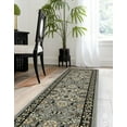 thumbnail image 3 of Rugs.com Neda Collection Rug – 10 Ft Runner Dark Gray Low Rug Perfect For Hallways, Entryways, 3 of 9