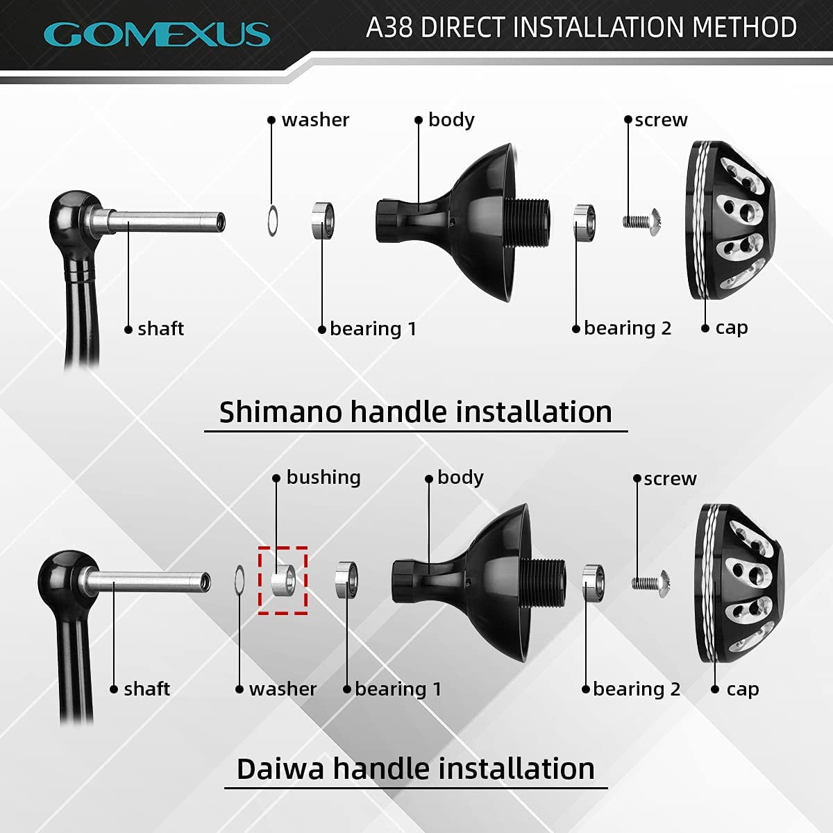 Find Daiwa Reel Replacement Parts at Gomexus