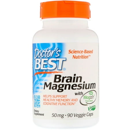 Doctor's Best - Best Brain Magnesium 150 mg. - 60 Vegetarian (Best Magnesium Brand Australia)