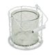 thumbnail image 1 of Jar Cheung's 15S001WL - Cesta redonda de cristal en alambre blanco (14 x 14 x 13 cm), 1 of 3